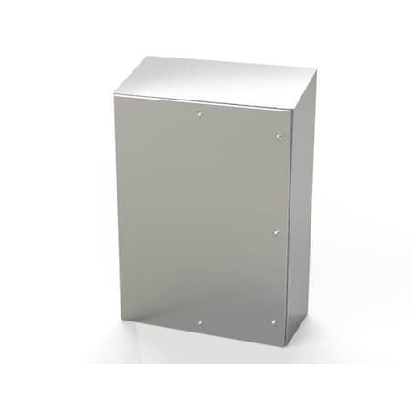 Saginaw Control & Engineering 1/4 Turn Latch Electrical Enclosures, 48 in H, 16 in D, 36 in W, NEMA 3R, 4, 4X, 12, 13 SCE-48K3616SSST